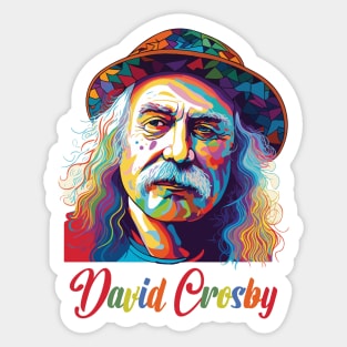 David Crosby Sticker